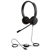 Jabra ENC060 Wired USB Headset Black Noise Cancelling Mic PC