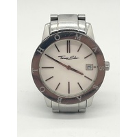 Thomas Sabo Womens Stainless Steel Bracelet Watch Date Silver Dial