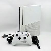 Microsoft Xbox One S 1TB Game Console White 1681 with Controller Power Cord HDMI