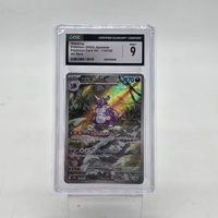 Nidoking AR 174/165 Pokemon 151 Japanese CGC 9 Mint Art Rare SV2a Graded