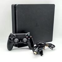 Sony PlayStation 4 Slim 500GB Console Black Update Version 12.52 with Controller