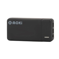 Moki Portable Travel Power Bank USB-C USB-A Compact Black 20000mAh ACC-MPB20X