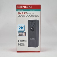 Orion DC61HA Smart Wireless Video Doorbell 2K Night Vision Motion Alerts