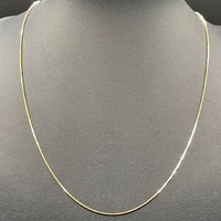 Ladies 9ct Yellow Gold Snake Link Necklace