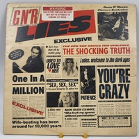 Guns N' Roses G N' R Lies 1988 Uncensored Australian First Pressing Vinyl Record