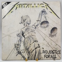 Metallica And Justice For All 1988 First Australian Pressing Vertigo 2xLP Vinyl