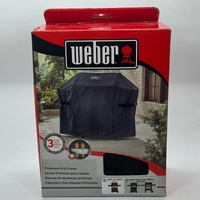 Weber Premium Grill Cover Spirit 400+ Series 4-Burner BBQ Outdoor Waterproof