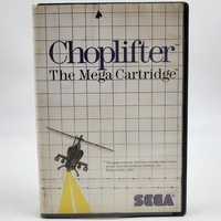 Choplifter Sega Master System Game No Manual