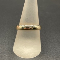 Unisex 9ct Yellow Gold Plain Wedding Band Ring