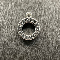 Unisex 925 Sterling Silver Open Circle Pendant