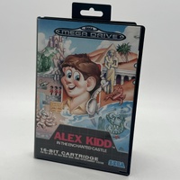 Sega Mega Drive Alex Kidd Enchanted Castle Retro Video Game Cartridge