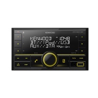 Kenwood DPX-M3300BT Dual Din Sized Digital Media Receiver with Bluetooth USB AUX