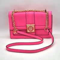 Aldo Meraegyn Lionhead Quilted Crossbody Bright Pink Ladies Bag