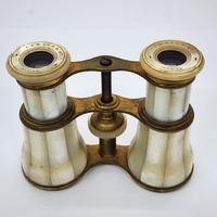 Lemaire Paris Antique Circa 1890s Mother Of Pearl Shell Opera Glasses Binocular