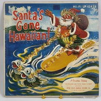 Santa's Gone Hawaiian! Vinyl LP Christmas Novelty Record