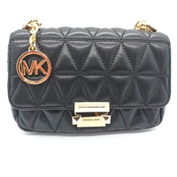 Michael Kors Sloan Medium Quilted Leather Shoulder Bag with Dust Cover