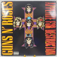 Guns N' Roses Appetite for Destruction 1987 Vinyl Record with Banned Artwork