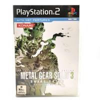 Metal Gear Solid 3 Snake Eater PlayStation 2 PS2 Video Game Konami