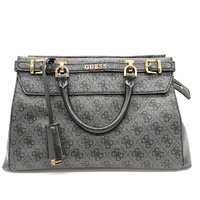 Guess Sestri Black Logo Luxury Satchel Bag Adjustable Crossbody Strap