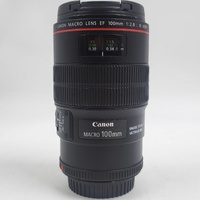 Canon EF 100mm f/2.8L Macro IS USM Lens with Soft Case