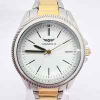 Gianello Flute GNL7909TTYG Two Tone 38mm Bracelet Mens Watch Italian Design