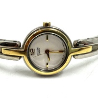 Citizen 370168 Vintage 1990s Ladies Quartz Watch Two Tone with Box