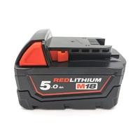 Milwaukee M18 18V RedLithium-Ion 5.0Ah Extended Capacity Battery Pack M18B5