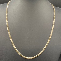 Unisex 9ct Yellow Gold Anchor Link Necklace