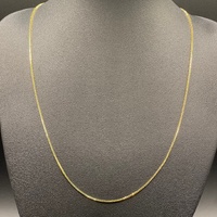 Ladies 22ct Yellow Gold Classic Curb Link Necklace