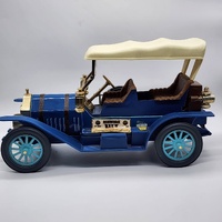 Jim Beam 1909 Blue Thomas Flyer Vintage 1976 Car Decanter