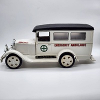 Jim Beam 1930s Ford Model A Emergency Ambulance Vintage 1980s Decanter