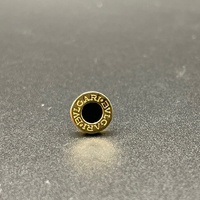 Unisex 18ct Yellow Gold Round Single Stud Earring