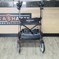 EquipMed Upright Rollator Walker with Forearm Rest Support HELRLTEQU5GA