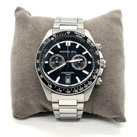 Michael Hill 9770 Mens Stainless Steel Chronograph Watch Black Dial