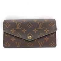 Louis Vuitton Sarah Wallet Monogram Coquelicot Lining with Dust Cover