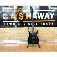Agile Interceptor Pro 727 Tribal Green 7 String Electric Guitar