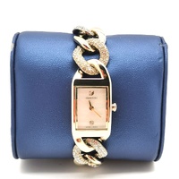 Swarovski 5519321 Cocktail Champagne Gold Tone Crystal Ladies Watch Swiss Made