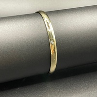 Ladies 9ct Yellow Gold Round Bangle