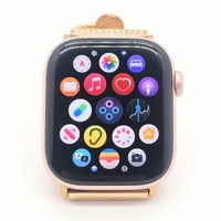 Apple Watch Series 10 42mm 64GB GPS Rose Gold Clover Patterned Strap