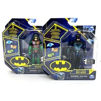 Spin Master DC Comics Bat-Tech Batman and Robin First Edition Action Figure Set