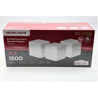 Mercusys Halo H60X(3-pack) AX1500 Whole Home Mesh WiFi 6 System