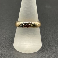 Unisex 9ct Yellow Gold Band Ring