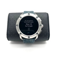 Diesel DW1001 Axial Stainless Steel Smartwatch with Denim Blue Strap