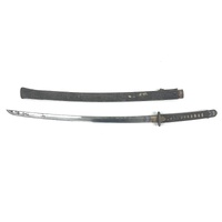Antique WW2 Japanese Type 98 Shin Gunto Officers Katana Sword Toki Kanemasa