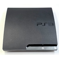 Sony PlayStation 3 160GB Slim Console CECH-2502A Black with Blue Controller