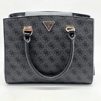 Guess Noelle Girlfriend Logo Bag BG787906 Black with Handles and Shoulder Strap