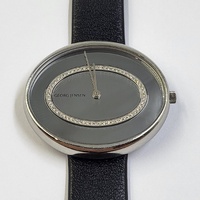 Georg Jensen Design Vivianna 322 Oval Watch with Diamonds Swiss Quartz