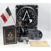 Assassins Creed Unity Notre Dame Edition Statue Art Book Set No Game