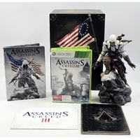 Assassins Creed III Freedom Edition Xbox 360 Game Box Set PAL Ubisoft