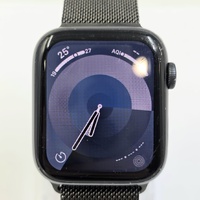 Apple Watch SE 44mm GPS + Cellular Midnight Aluminum Case Milanese Loop Band